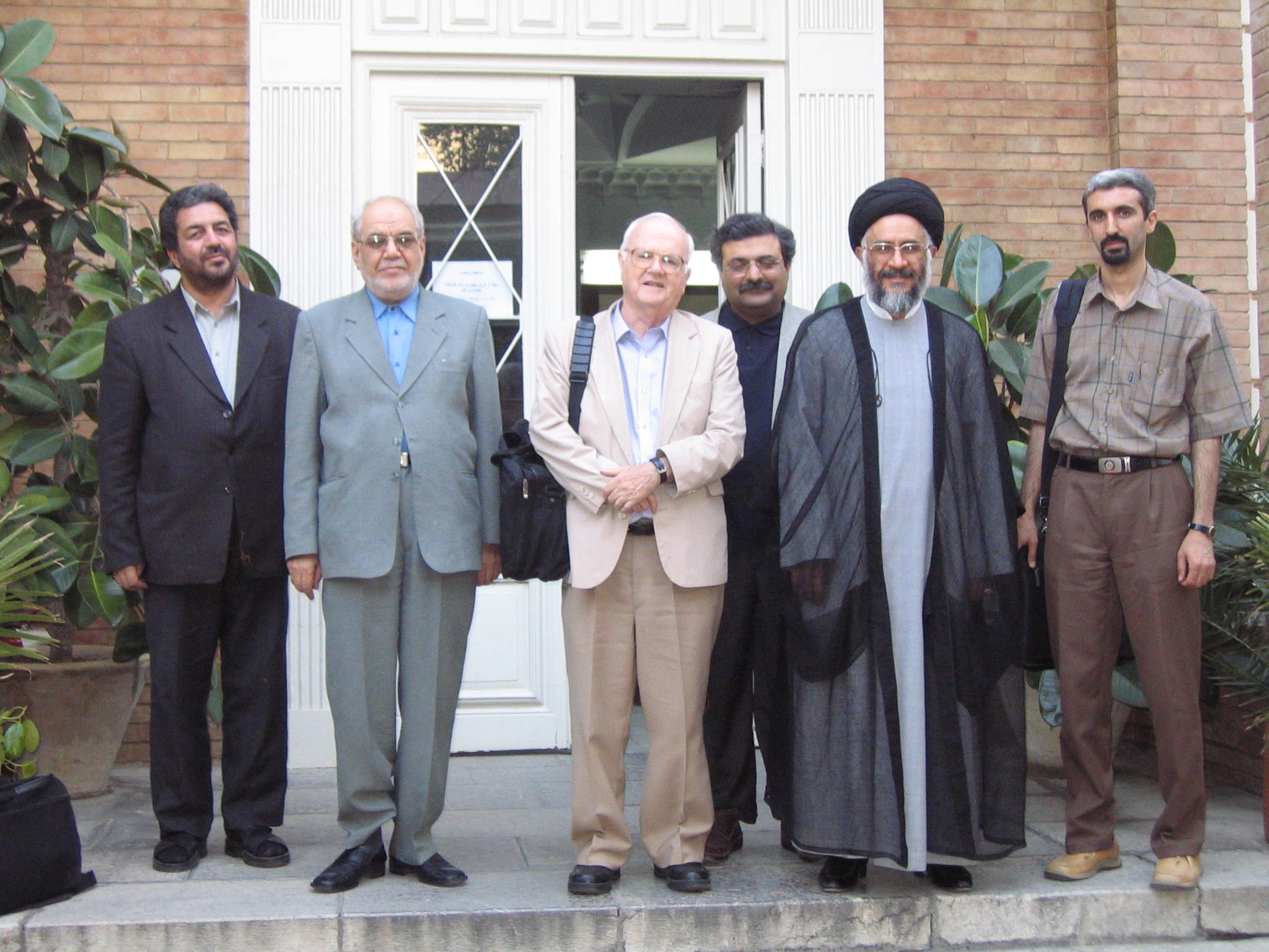 Father George McLean with distinguished Muslim scholars and philosophers in Tehran, Iran